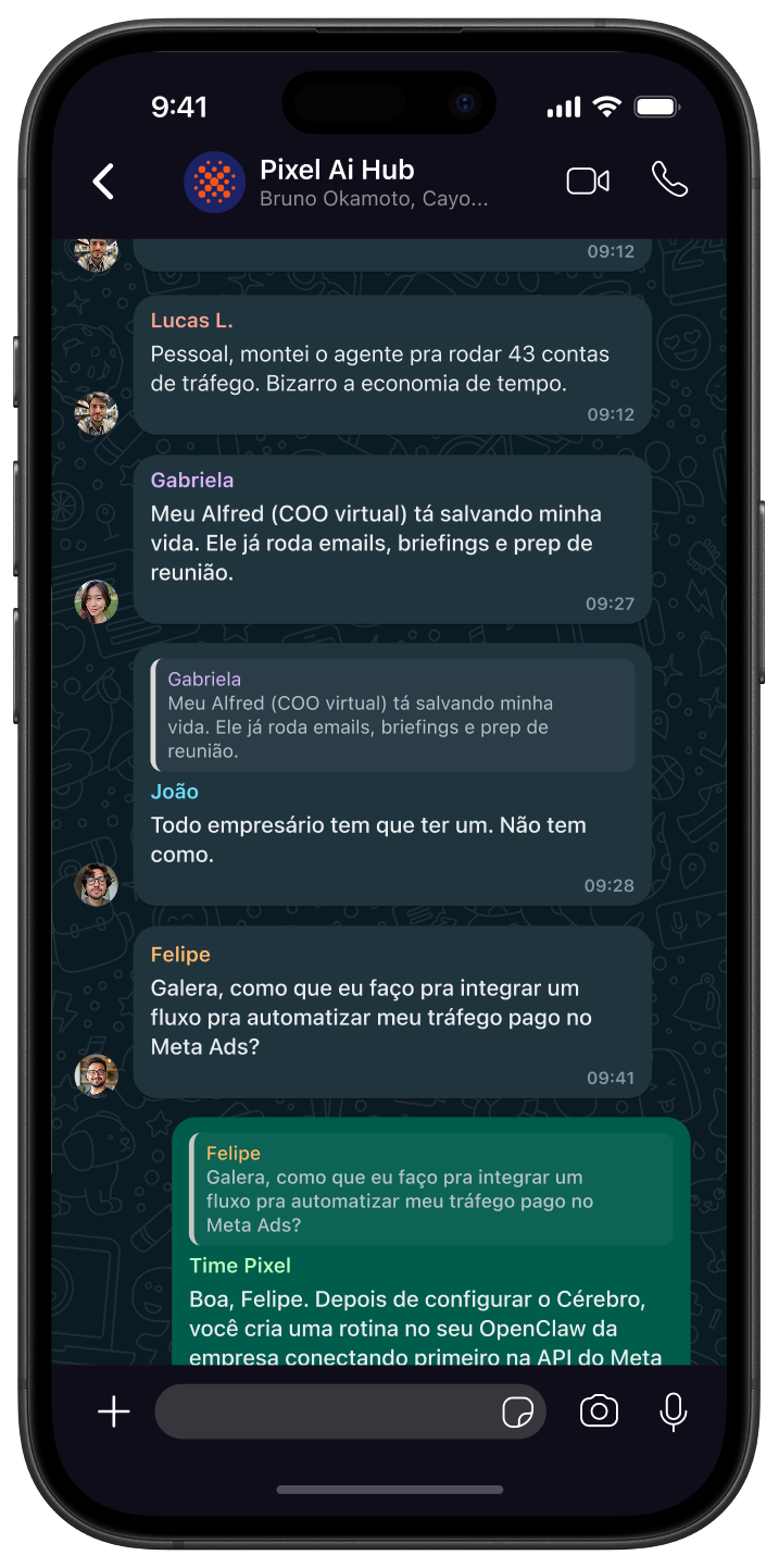 Pixel AI Hub — Suporte no WhatsApp