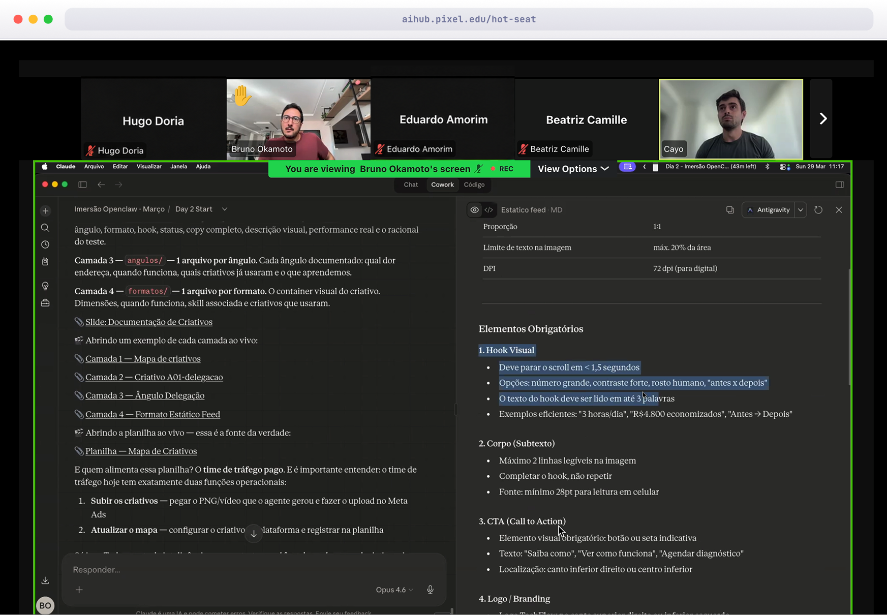 Pixel AI Hub — mentorias coletivas ao vivo